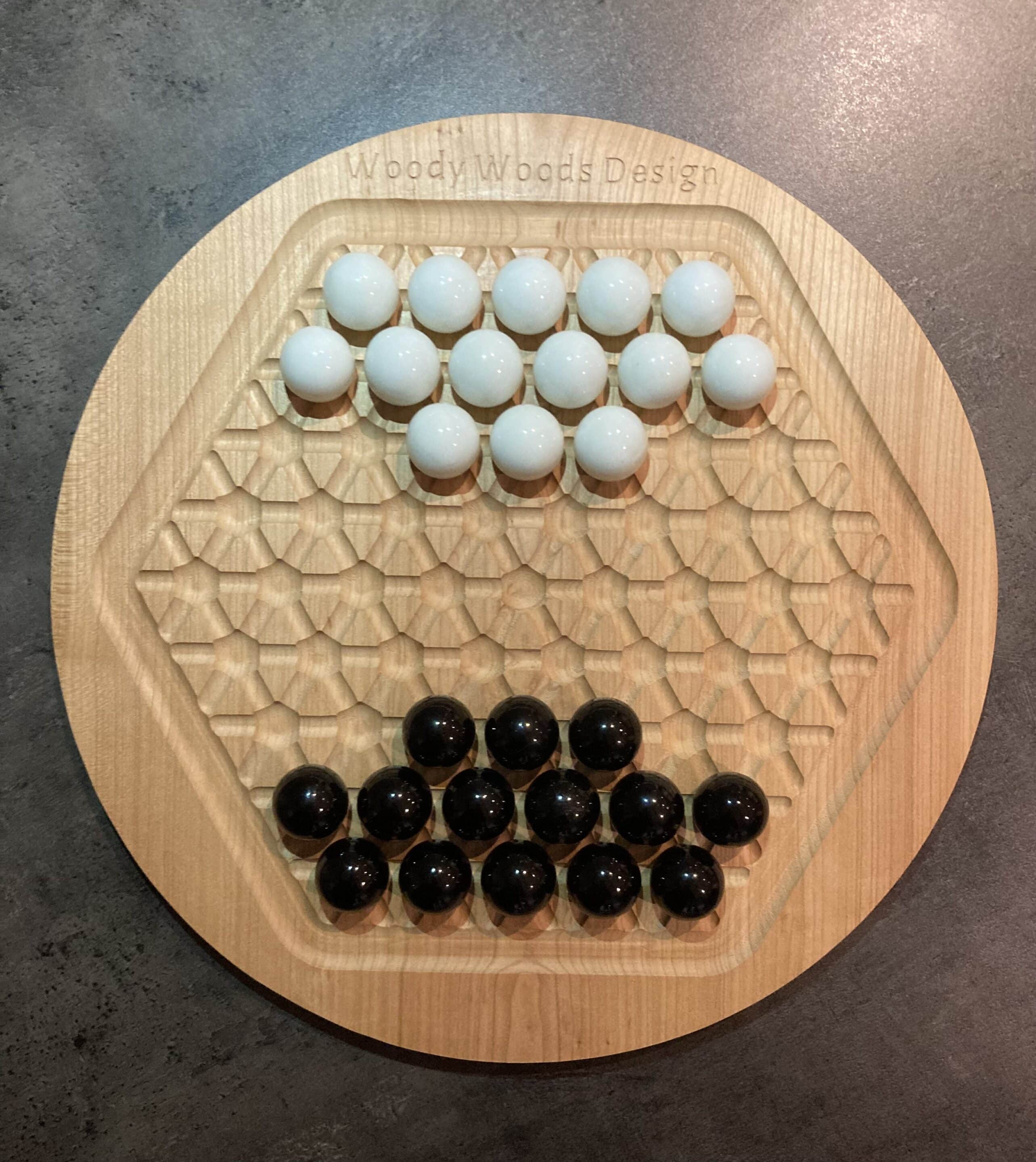 Abalone XL artisanal en merisier made in France Woody Woods Design